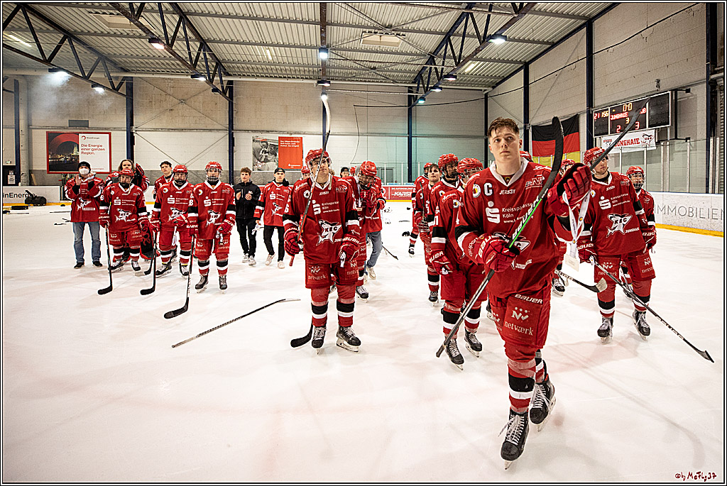 U20-DNL Meisterschaftsfinale;  Koelner Junghaie - Eisbaeren Juniors Berlin; Koeln, 27.03.2022